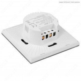 V-Tac Smart VT-5111 Interruttore Touch Colore Bianco con 1 Tasto - SKU 8354