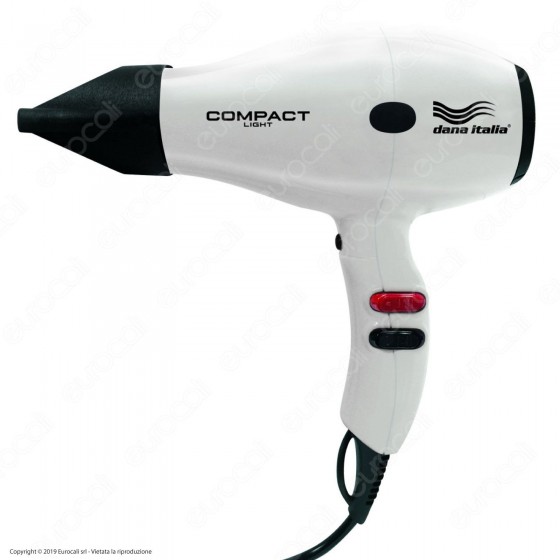 Dana Italia Compact Light Bianco - Asciugacapelli Professionale Dana Italia Compact Light Bianco - Asciugacapelli Professionale