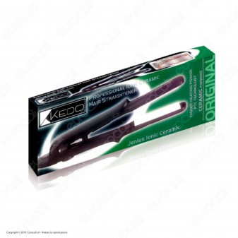 Kedo Jenius Ionic Ceramic Slim - Piastra per capelli professionale