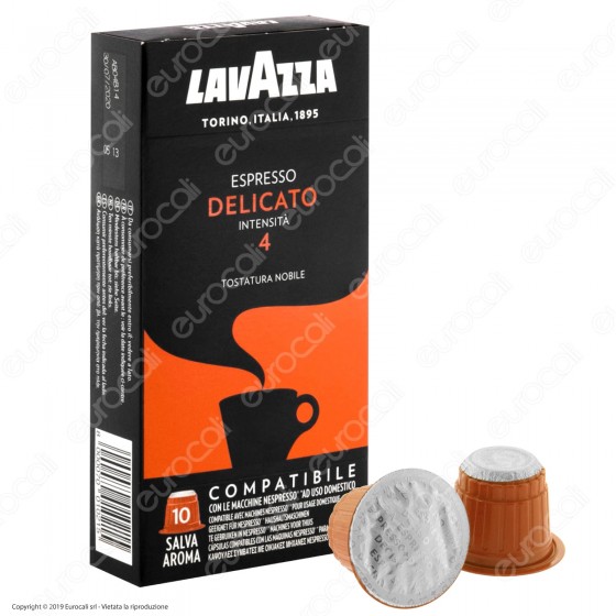 10 Capsule Caffè Lavazza Espresso Deciso - Cialde Compatibili Nespresso 10 Capsule Caffè Lavazza Espresso Deciso - Cialde Compatibili Nespresso
