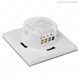 V-Tac VT-5112 Interruttore Touch Colore Biancoo con 2 Tasti - SKU 8357