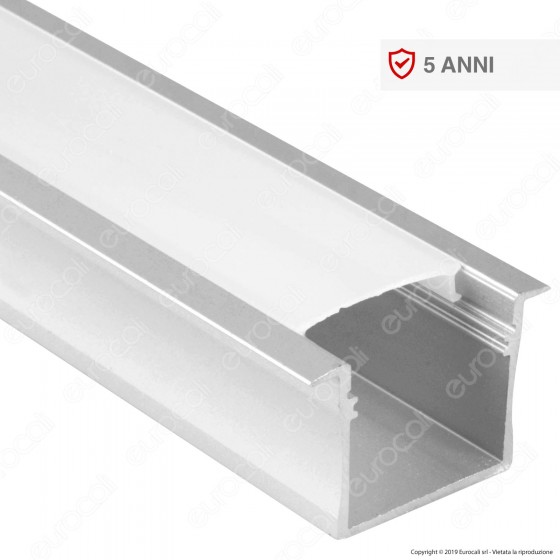 V-Tac VT-8119 Profilo in Alluminio per Strisce LED - Lunghezza 2 metri - SKU 3372 V-Tac VT-8119 Profilo in Alluminio per Strisce LED - Lunghezza 2 metri - SKU 3372