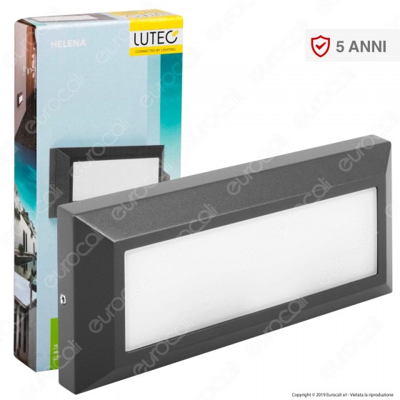 Lutec Helena Segnapasso LED a Montaggio Superficiale 10,5W per Lutec Helena Segnapasso LED a Montaggio Superficiale 10,5W per