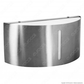 Lutec Bonn Portalampada da Muro IP44 per Lampadine E27 - mod. 6330402001