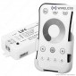 Life Kit Controller Dimmer a 4 Zone per Strisce LED con Telecomando e Connessione Pulsante Cablato - mod. 16.LT5RDK