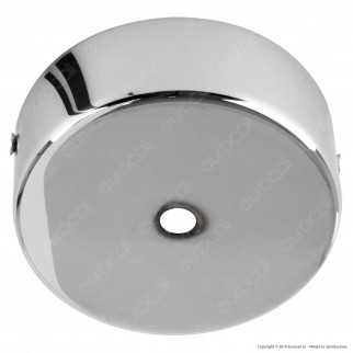 FAI Rosone Cilindrico in Metallo 1 Foro Colore Cromo - mod. 1159/CR