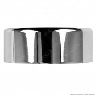 FAI Rosone Cilindrico in Metallo 1 Foro Colore Cromo - mod. 1159/CR