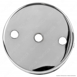FAI Rosone Cilindrico in Metallo 3 Fori Colore Cromo - mod. 1159/CR/3