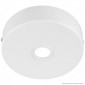 Immagine 1 - FAI Rosone Cilindrico in Metallo 1 Foro 25mm Colore Bianco Lucido - mod. 1159/BI/D25