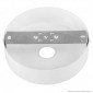Immagine 3 - FAI Rosone Cilindrico in Metallo 1 Foro 25mm Colore Bianco Lucido - mod. 1159/BI/D25