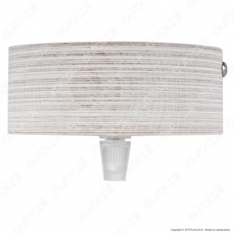 FAI Rosone Cilindrico in Legno 1 Foro Colore Bianco - mod. 7012/1/BI/F