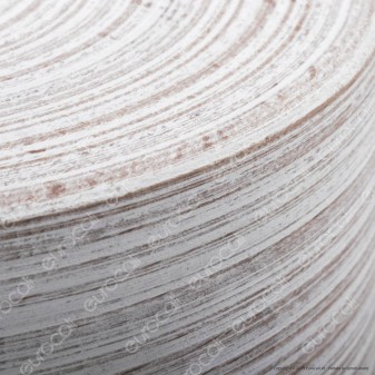 FAI Rosone Cilindrico in Legno 1 Foro Colore Bianco - mod. 7012/1/BI/F