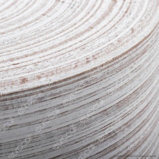 FAI Rosone Cilindrico in Legno 1 Foro Colore Bianco - mod. 7012/1/BI/F
