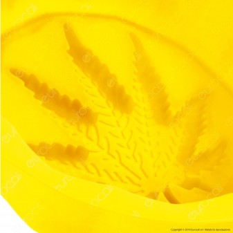 Black Leaf Silly Stampo in Silicone per Dolci con Foglia di Canapa