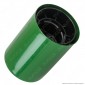 [EBAY] FAI Bicchiere Portalampada Cilindrico in Metallo per Lampadine E27 Colore Verde - mod. 0146/VE