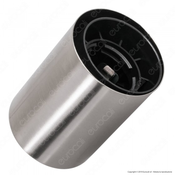 FAI Bicchiere Portalampada Cilindrico in Metallo per Lampadine E27 Colore Satinato - mod. 0146/SA FAI Bicchiere Portalampada Cilindrico in Metallo per Lampadine E27 Colore Satinato - mod. 0146/SA