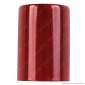 Immagine 2 - FAI Bicchiere Portalampada Cilindrico in Metallo per Lampadine E27 Colore Rosso - mod. 0146/RS