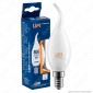 Life Lampadina LED E14 6W Candela Fiamma Milky Filamento - mod. 39.920123CM / 39.920123NM