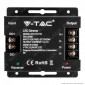Immagine 2 - V-Tac VT-5115 Controller Dimmer per Strisce LED con Telecomando 3x A - SKU 2590