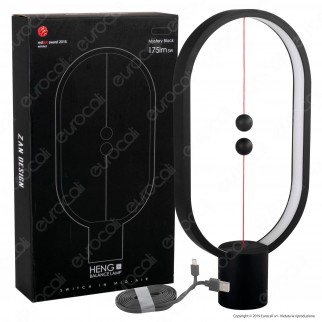 Heng Balance Lampada da Tavolo LED 5W Accensione e Spegnimento con Magnete - mod. 50467