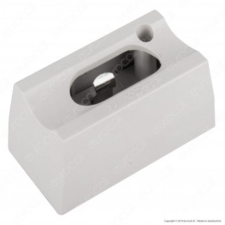 FAI Portalampada Per Lampade Linestra S14d in Plastica - Colore Bianco - mod. 9201