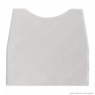 FAI Portalampada Per Lampade Linestra S14d in Plastica - Colore Bianco - mod. 9201