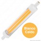 Immagine 2 - Ideal Lux Lampadina LED COB R7s L118 10W Bulb Tubolare Slim - mod.