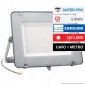 V-Tac PRO VT-206 Faro LED SMD 200W High Lumens Ultrasottile Chip Samsung Esterno Grigio - SKU 789 / 790