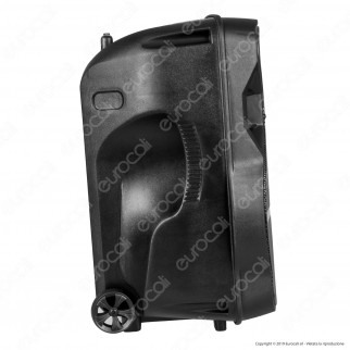 V-Tac Audio VT-6315 Soundor 15 Trolley Cassa Attiva 50W