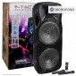 V-Tac Audio VT-6215-2 Soundor 15x2 Cassa Attiva 150W Bluetooth Karaoke RGB Telecomando Microfoni - SKU 7733 [TERMINATO]