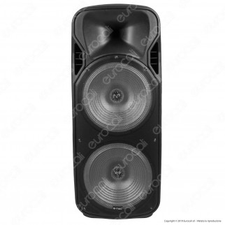 V-Tac Audio VT-6215-2 Soundor 15x2 Cassa Attiva 150W