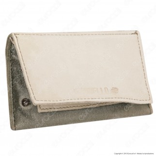 Il Morello Classic Portatabacco in Vera Pelle Beige