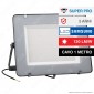V-Tac PRO VT-306 Faro LED SMD 300W High Lumens Ultrasottile Chip Samsung da Esterno Colore Nero - SKU 791 / 792 [TERMINATO]