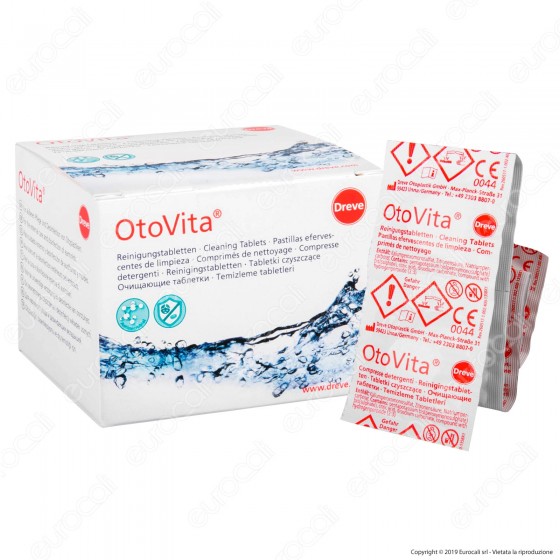 Otovita Compresse Detergenti - Per la Pulizia degli Apparecchi Otovita Compresse Detergenti - Per la Pulizia degli Apparecchi