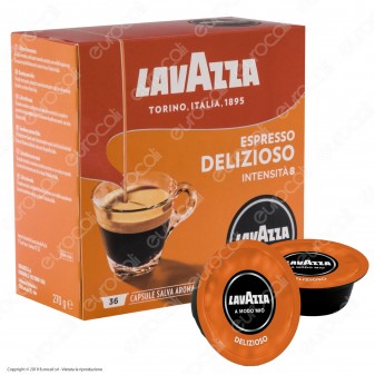 36 Capsule Caffè Lavazza Espresso Delizioso - Cialde Originali Lavazza A Modo Mio