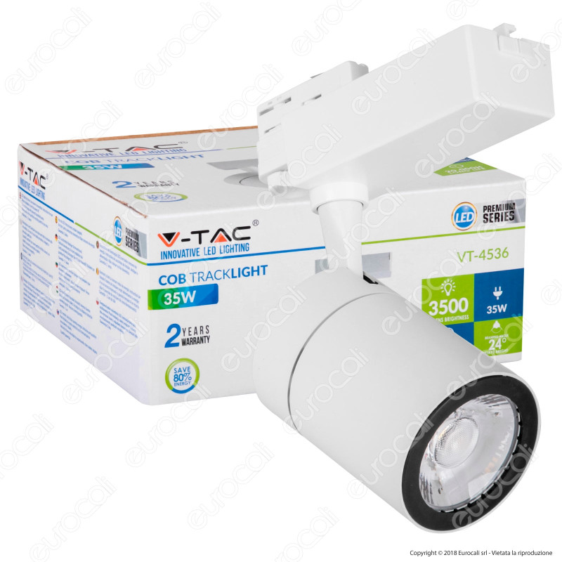 Portafaretto V-TAC VT-765 Per Faretti GU10/MR16 - Montaggio Ad Incasso, Bianco, 100x100mm