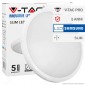 V-Tac PRO VT-12S Plafoniera LED 12W Slim Forma Circolare Colore Bianco Chip Samsung - SKU 935 / 936 [TERMINATO]