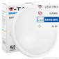 Immagine 1 - V-Tac PRO VT-12 Plafoniera LED 12W Forma Circolare Colore Bianco Chip Samsung - SKU 820