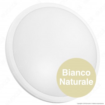 V-Tac PRO VT-12 Plafoniera LED 12W Forma Circolare Colore Bianco Chip Samsung - SKU 820