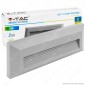 V-Tac VT-1162 Faretto Segnapasso LED a Montaggio Superficiale Rettangolare 3W per Esterno - SKU 1331 / 1330 [TERMINATO]