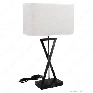 V-TAC VT-7712 Lampada da Tavolo con Portalampada per Lampadine E27 - SKU 40381