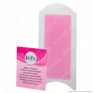 Veet Strisce Depilatorie Corpo Easy Gelwax Technology per Pelli