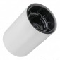 [EBAY] FAI Bicchiere Portalampada Cilindrico in Metallo per Lampadine E27 Colore Bianco Opaco - mod. 0146/BI/OP