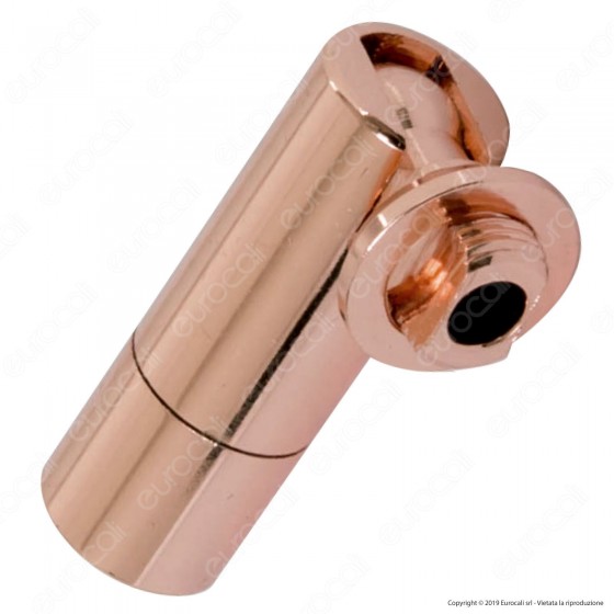 FAI Snodo Tubo in Metallo 50 mm Doppio Filetto Maschio e Femmina Colore Rame FAI Snodo Tubo in Metallo 50 mm Doppio Filetto Maschio e Femmina Colore Rame