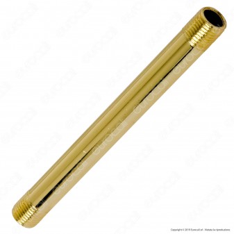 [EBAY] FAI Tige Tubo in Metallo 100 mm Doppio Filetto Colore Ottone