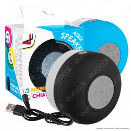 Intergross AcquaSpeaker Cassa Altoparlante Bluetooth Impermeabile