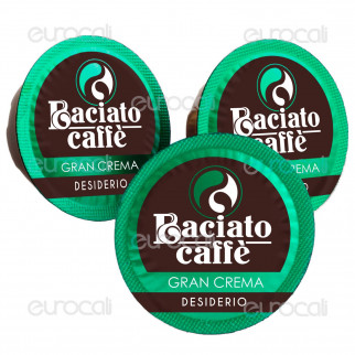 100 Capsule Baciato Caffè Desiderio Avvolgente Gran Crema Cialde