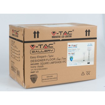 [EBAY] V-TAC VT-7913 Piantana in Metallo con Paralume Effetto Tessuto