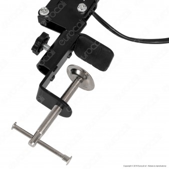 V-TAC VT-7513 Lampada da Tavolo Orientabile con Portalampada per Lampadine E27