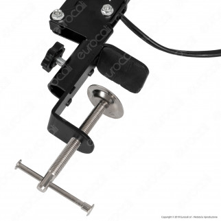 V-TAC VT-7513 Lampada da Tavolo Orientabile con Portalampada per Lampadine E27